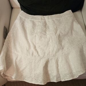 Lilly Pulitzer White Mini A-Line Skirt